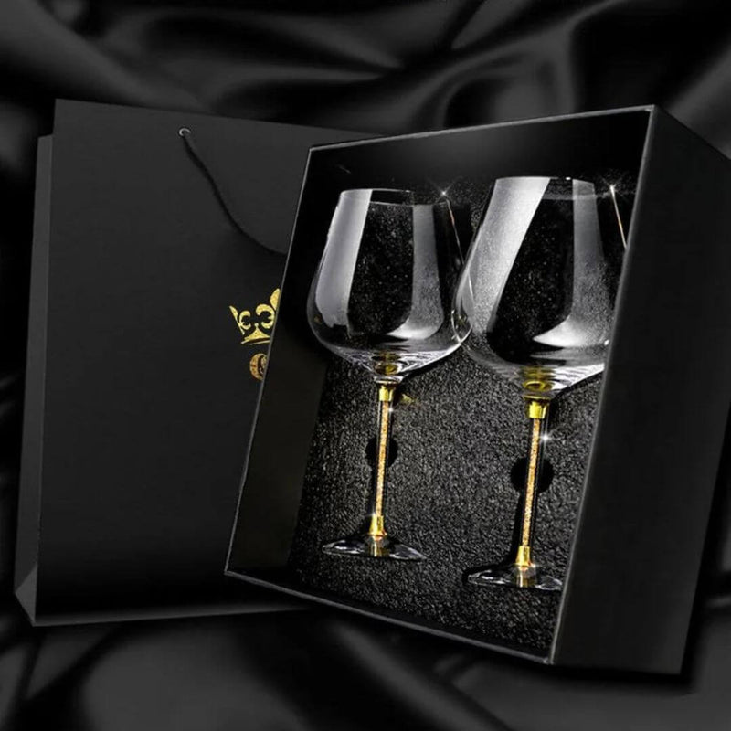 Kit Taça de Vinho Cristal Lux Zaphyra