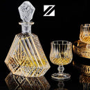 Conjunto Garrafa e cálice de Licor Zaphyra