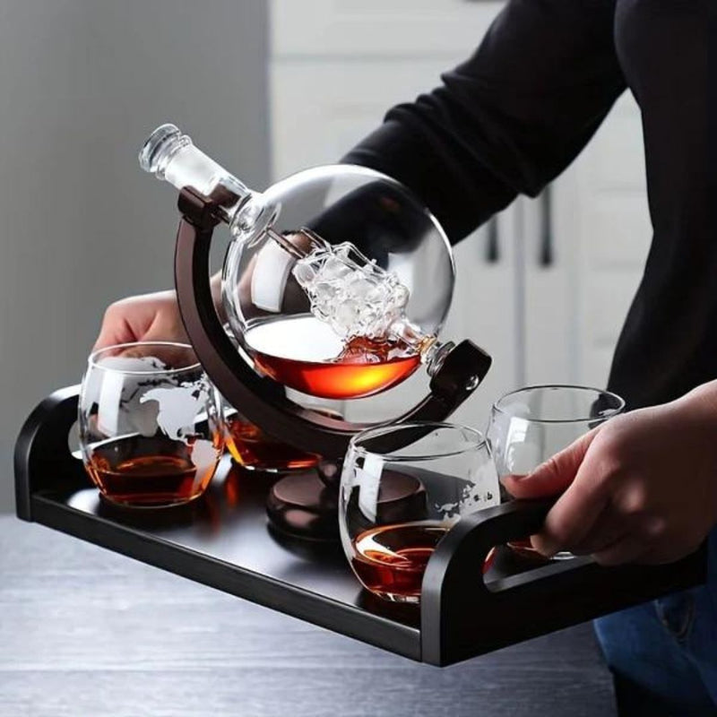 Decanter Vinho / Wiskey Globo Zaphyra