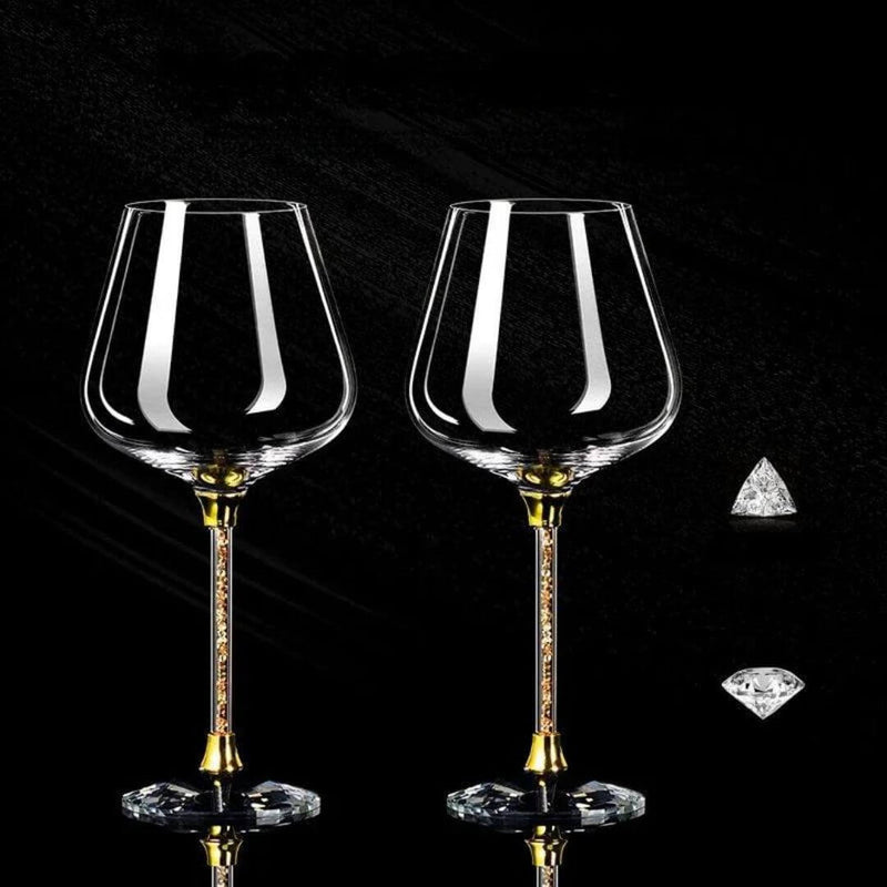 Kit Taça de Vinho Cristal Lux Zaphyra