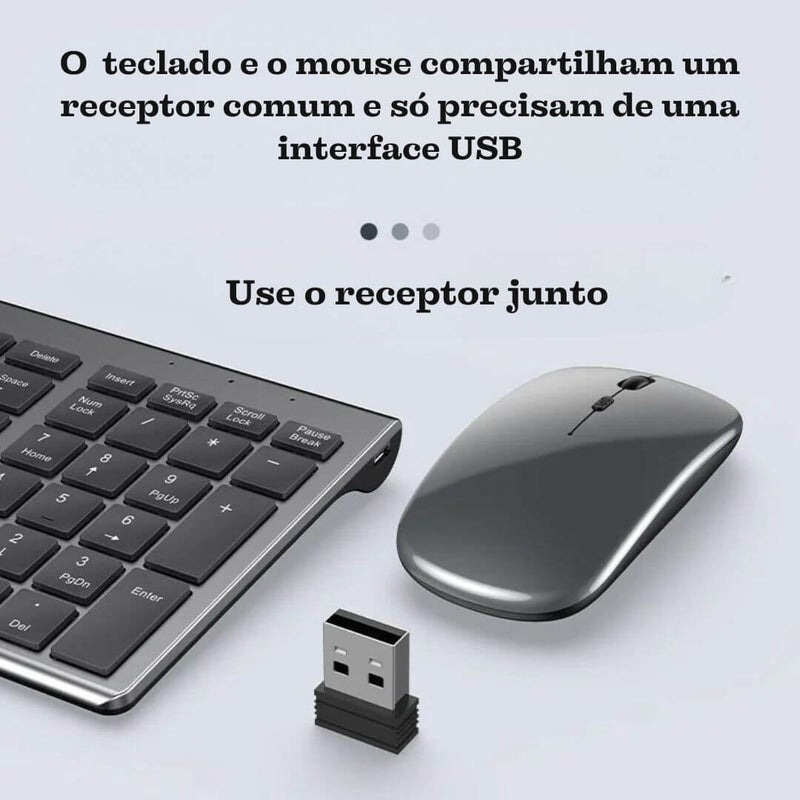 Conjunto Teclado e Mouse Future Jomaa Zaphyra