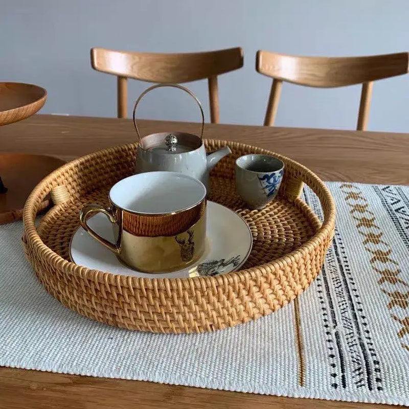 Cesta Rattan Café da Manhã Zaphyra